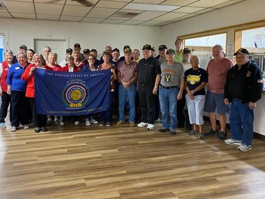 Ceremony for MI VVA Chapter 390 by the John Alden Chapter, NSDAR